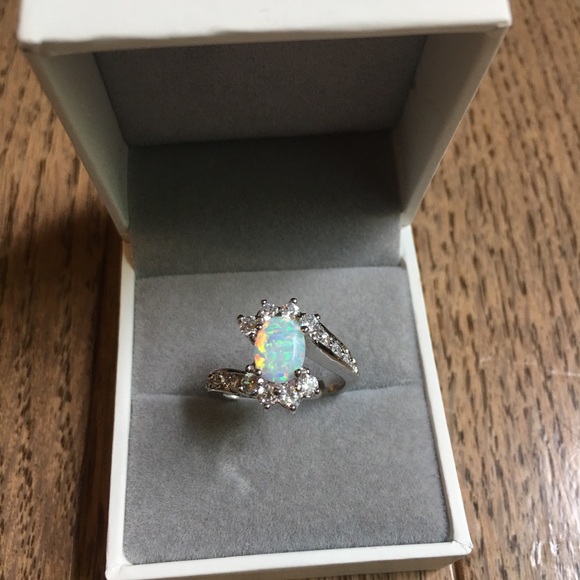 925 sterling silver engagement wedding ring - Picture 3 of 7